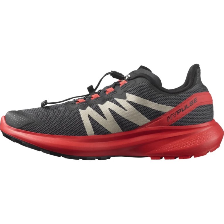 Tenis Para Trail Running Salomon Hypulse Hombre Negros Rojos | MX QADH597